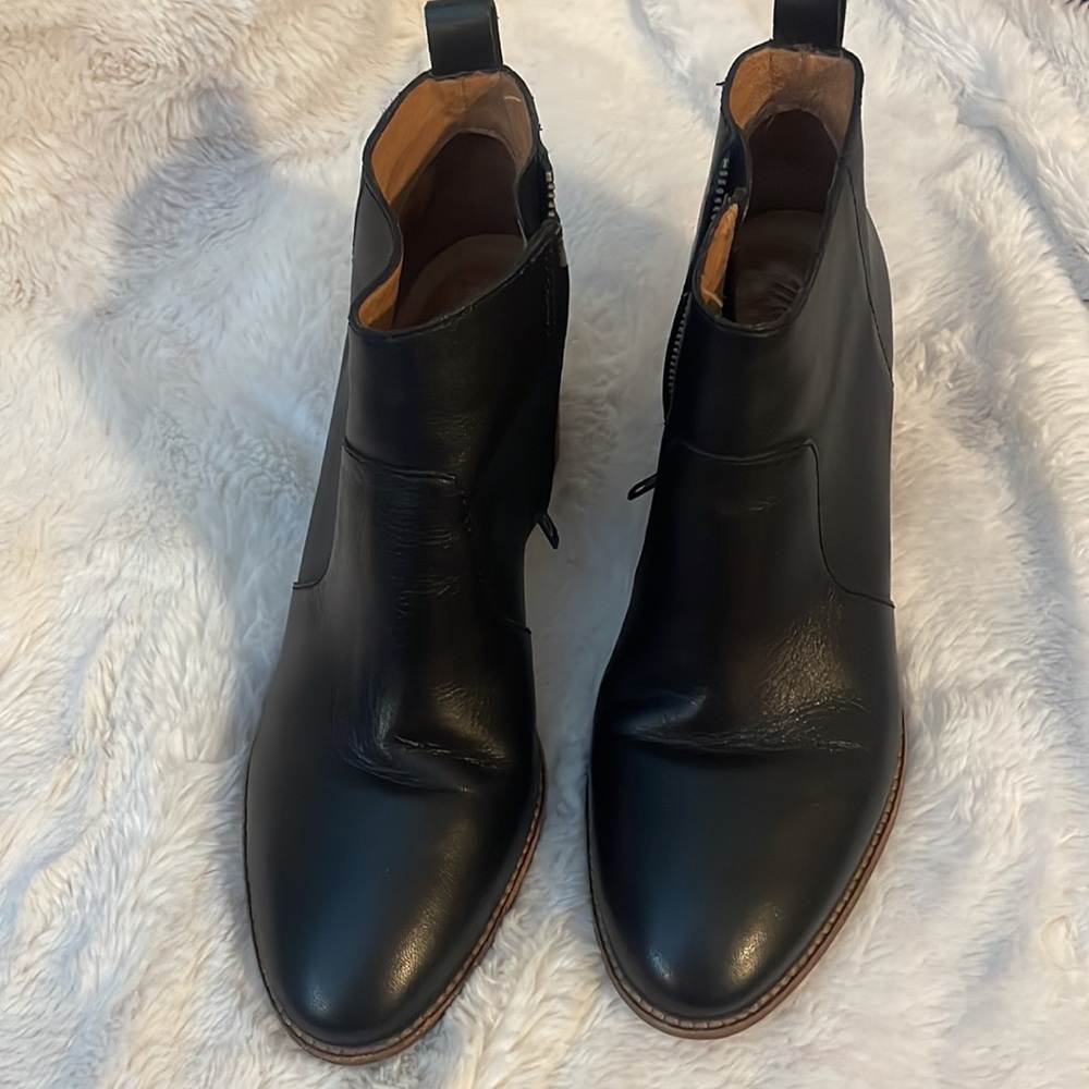 Madewell The Brenner Boot in Black Leather size 8 - Picture 4 of 11